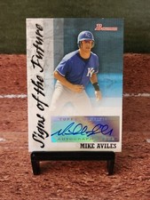 2007 Bowman Signs of the Future Mike Aviles #SOF-MA Auto 🔥 