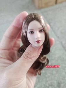 1/6 Yuki Beauty Girl Head Sculpt Model For 12" Female PH TBL Action Figure Body - Picture 1 of 12