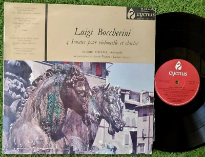 Boccherini - 4 Cello Sonatas Egidio Roveda Sgrizzi Rare France LP - Image 1 of 2