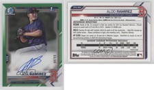 2021 Bowman Chrome Prospect Auto Green Refractor /99 Aldo Ramirez #CPA-ARA Auto