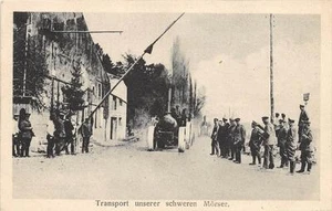 CPA 55 TRANSPORT UNSERER SCHWEREN MORSER (RARE TRACTEUR - Bild 1 von 1