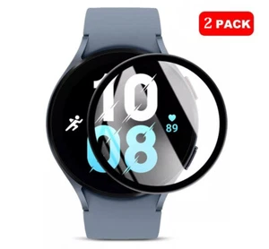 2 x For Samsung Galaxy Watch 5 44mm 3D Film Full Cover Screen Protector - Picture 1 of 12