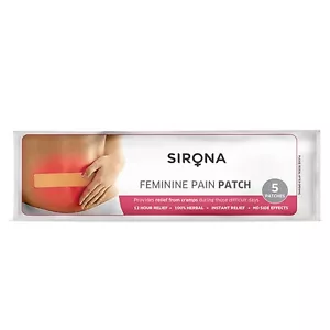 Sirona Period Pain Relief Heat Patches For Menstrual Pain Pack of 5 Patches - Picture 1 of 8