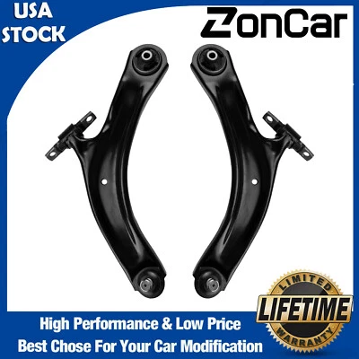 Front Lower Control Arms w/Ball Joints For Nissan Rogue 08-13 Rogue Select 14-15 - Image 1 of 4