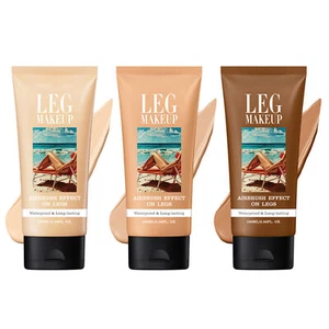Leg Makeup Waterproof No Transfer Natural Leg and Body Scar Cover up Makeup100ml - Picture 1 of 14