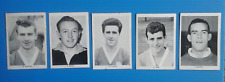 LEAF FOOTBALLERS  (1961)  PORTRAITS (5 CARDS) LOT 1