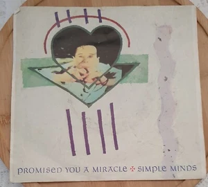Simple Minds Promised You A Miracle 7” 45RPM Vinyl Record VS 488 Virgin 1981 - Picture 1 of 6