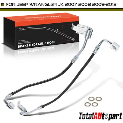 Manguera hidráulica de freno para Jeep Wrangler JK 2007-2013 lado trasero del conductor y del pasajero Foto 1 de 4