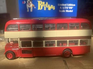 DENNIS LOLINE DOUBLE DECKER 1/76 BUS MODEL: “SCARLET BAND” DURHAM BRITBUS DL-10 - Picture 1 of 12