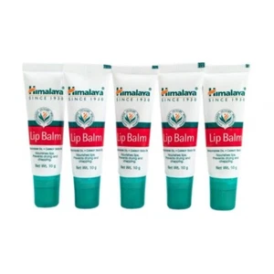 5 Pc X Himalaya Herbal Lip Balm Chapstick Wheatgerm & Carrot Seed Oil 10g - Picture 1 of 5