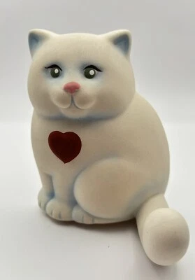 Gancho de pared de cerámica, lindo gato blanco, gancho de cola, decoración de pared, pintado a mano firmado Foto 1 de 4