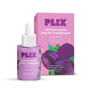 Plix The Plant Fix Jamun Acne Marks Blemishes Treatment Dewy Serum - 30ml - Picture 1 of 11