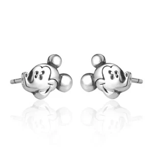 Mickey Mouse Ohrringe Echt 925 Silber Kinder Ohrstecker Damen Disney Ohrringe - Bild 1 von 4