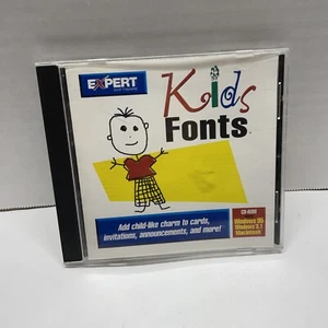 Kids Fonts (1996, CD-Rom) Expert Soft Ware - Afbeelding 1 van 4