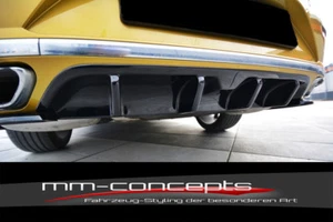 Difusor CUP NEGRO para VW Arteon R-Line parachoques trasero divisor ABS V1 - Imagen 1 de 6