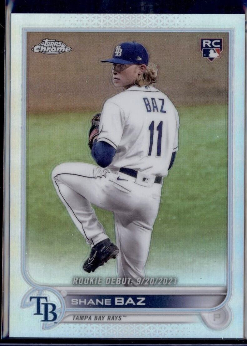 2022 Topps Chrome Update Refractors #USC175 Shane Baz 8/299