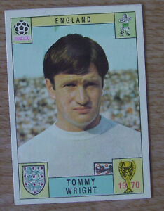 Tommy Wright - England (PANINI MEXICO 70 WORLD CUP UNUSED CARD 1970)