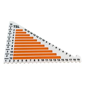 Klemmbaustein Messlehre Lineal z.B. LEGO ,COBI, King, BlueBrixx Messhilfe Tecnic - Picture 1 of 9