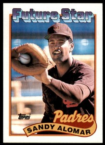 1989 TOPPS SANDY ALOMAR JR. SAN DIEGO PADRES #648