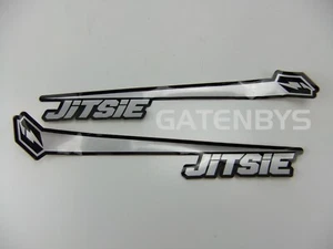 JITSIE x2 Aufkleber Aufkleber TRIALS Gabel Schaukelarm Schutzrahmen SHERCO SCORPA TY - Bild 1 von 1