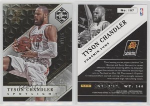 2015-16 Panini Limited Spotlight Gold /25 Tyson Chandler #107