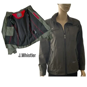 J.Whistler 1973 VTG Engineering Freedom Bomber Jacket SZ 14/16 Unisex Green - Picture 1 of 11