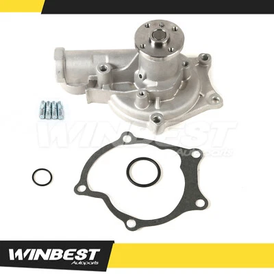 Bomba de agua apta para 89-98 Mitsubishi Eclipse Galant Hyundai 1.8L 2.0L DOHC 4G63T Foto 1 de 4