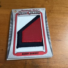 2023 President Choice Solitaire 2.0 Manny Ramirez 1/1 Game Used Jersey Number