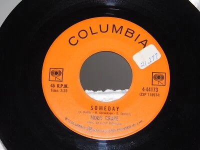 1967 MOBY GRAPE "omaha / someday"  COLUMBIA record  7" vinyl 45rpm - Image 1 of 3