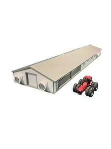 1/64 Custom Scratch Poultry Barn 40x150 Farm Toy Building - Picture 1 of 3