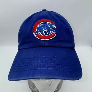 Chicago Cubs Mütze Kappe tailliert Herren großes blaues Logo MLB 47 Marke - Bild 1 von 9