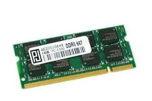 AE2G010648 GENUINE ELPIDA LAPTOP MEMORY 1GB DDR2 PC-5300 (CA610) - Picture 1 of 2