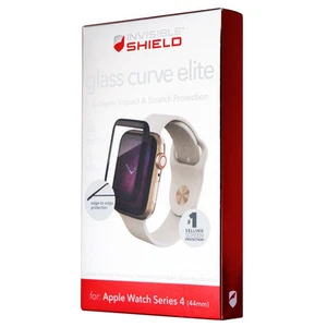 Zagg Verre Courbe Elite Écran Protecteur pour Apple Watch Series 4 (44mm) - Photo 1 sur 3