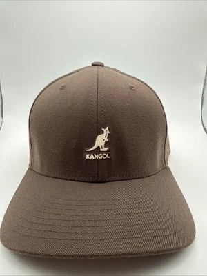 Boné de beisebol Kangol 8650BC lã flexfit. MARROM XXL - Imagem 1 de 2