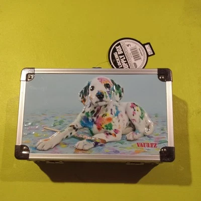 Vaultz Locking Supply Box  - Puppie - Pencil Jewelry Box Metal Hard - Image 1 of 2