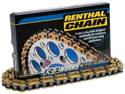 Cadena Renthal 420 R1 Works - 120 eslabones moto c241 r1-420-120 Foto 1 de 3