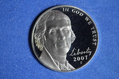 Estate Find 2007 - S Proof Jefferson Nickel!!  #N06896 - Image 1 of 2