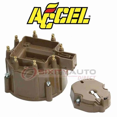 ACCEL Distributor Cap & Rotor Kit for 1973-1976 Chevrolet Laguna 5.0L 5.7L hg Foto 1 de 4