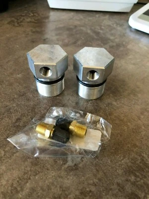 Honda Air Fork Caps 74 CR250M 90123-300-000 MT MR 250 Goki DG CR250 Made in US - Image 1 of 4