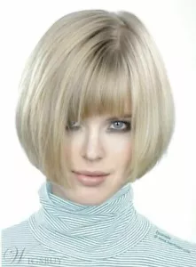 Hot Top Wig New Fashion Glamour Women's Short Dark Blonde Straight Natural Wigs - Picture 1 of 1