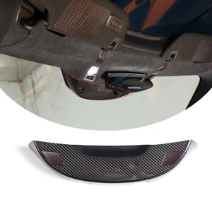 Dry Carbon Fiber Car Interior RearView Mirror Base Cover For Corvette C7 2014-19 - Bild 1 von 10