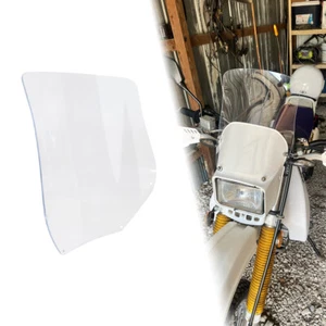 Fit For Suzuki DR650 2002-2023 Motorbike Windshield Windscreen Deflector Clear - Foto 1 di 11