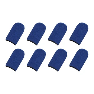 Mobile Jeux Doigt Manchon Doigt Carbone Fibre Bleu Noir, pour Mobile Paquet de 8 - Photo 1 sur 6
