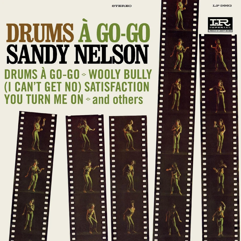 Sandy Nelson Drums A Go-Go (GREEN VINYL) Records & LPs New - Image 1 of 1