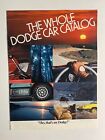Vintage 1979 "The Whole Dodge Car Catalog" Sales Brochure (Colt, Omni, Van, Etc.