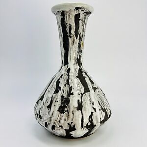 Ilkra Keramik Fat Lava Vase 1022 25 J L Knödgen Mid Century 60er Jahre H 26 cm