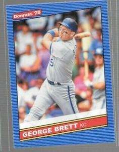 2020 Donruss Retro George Brett #229 Royals