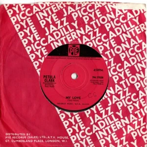 Petula Clark - My Love  (7" Single 1966) VG+ - Picture 1 of 2
