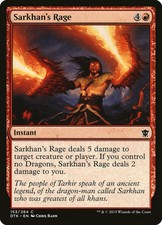 FOIL Sarkhan's Rage | MtG Magic Dragons of Tarkir | English | Near Mint