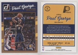 2016-17 Panini Donruss Paul George #93
